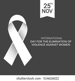 Vector illustration of a Background For International Day for the Elimination of Violence Against Women.