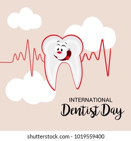 Vector illustration of a Background for International Dentist Day.