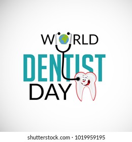 Vector illustration of a Background for International Dentist Day.