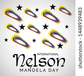 Vector illustration of a Background for International Nelson Mandela Day.