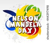 Vector illustration of a background for International Nelson Mandela Day.