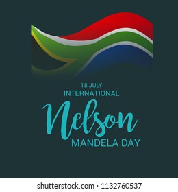 Vector illustration of a Background for International Nelson Mandela Day.