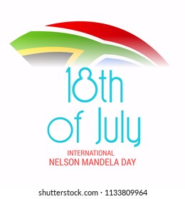 Vector illustration of a Background for International Nelson Mandela Day.