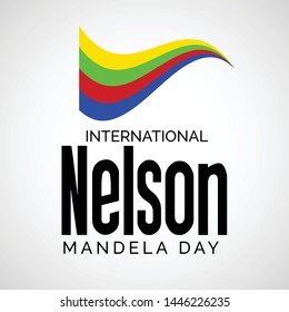 Vector illustration of a Background for International Nelson Mandela Day.