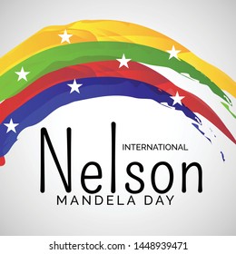 Vector illustration of a Background for International Nelson Mandela Day.