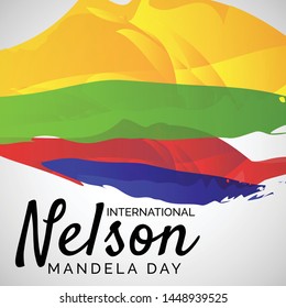 Vector illustration of a Background for International Nelson Mandela Day.