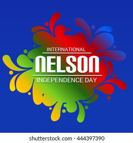 Vector illustration of a background for International Nelson Mandela Day.