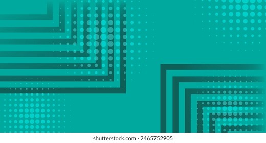 Vector illustration Background into two colors with halftone dots.