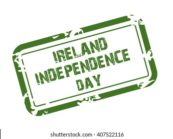 Vector illustration of a background for Ireland Independence Day.