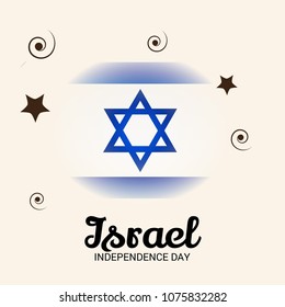 Vector illustration of a Background for Israel Independence Day.