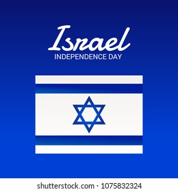 Vector illustration of a Background for Israel Independence Day.