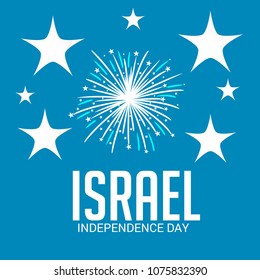 Vector illustration of a Background for Israel Independence Day.