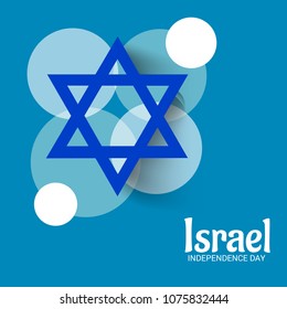 Vector illustration of a Background for Israel Independence Day.
