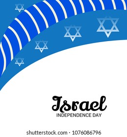 Vector illustration of a Background for Israel Independence Day.