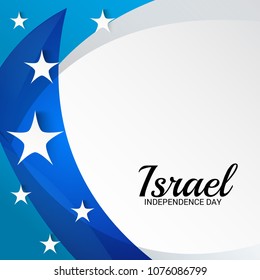 Vector illustration of a Background for Israel Independence Day.