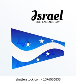 Vector illustration of a Background for Israel Independence Day.