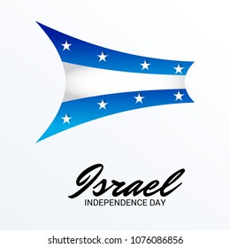 Vector illustration of a Background for Israel Independence Day.