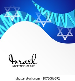 Vector illustration of a Background for Israel Independence Day.