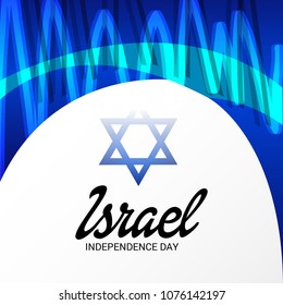 Vector illustration of a Background for Israel Independence Day.