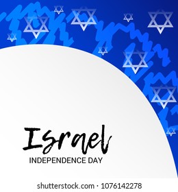 Vector illustration of a Background for Israel Independence Day.