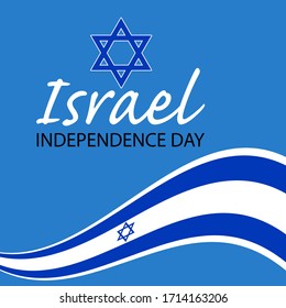 Vector illustration of a Background for Israel Independence Day.