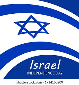 Vector illustration of a Background for Israel Independence Day.