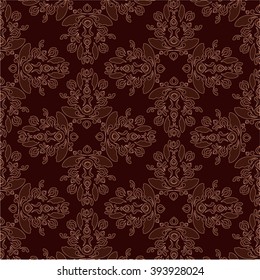 Vector illustration background with lace, floral patterns in pastel colors