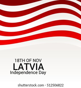Vector illustration of a Background For Latvia Independence Day.