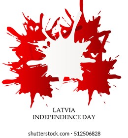 Vector illustration of a Background For Latvia Independence Day.