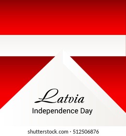 Vector illustration of a Background For Latvia Independence Day.