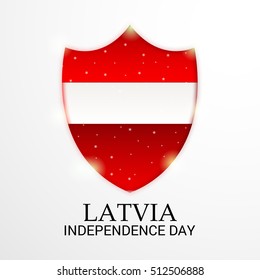Vector illustration of a Background For Latvia Independence Day.