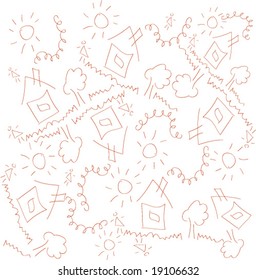 vector illustration of  background life