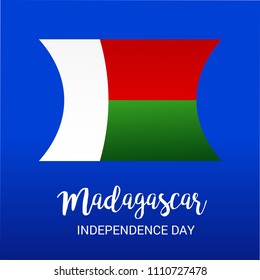 Vector illustration of a Background for Madagascar Independence Day.