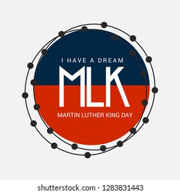 Vector illustration of a Background for Martin Luther King Day. 