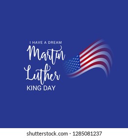 Vector illustration of a Background for Martin Luther King Day. 