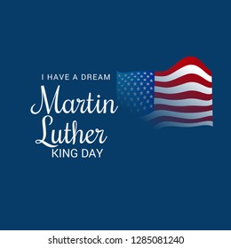 Vector illustration of a Background for Martin Luther King Day. 