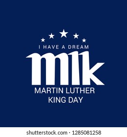 Vector illustration of a Background for Martin Luther King Day. 