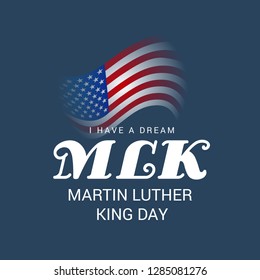 Vector illustration of a Background for Martin Luther King Day. 