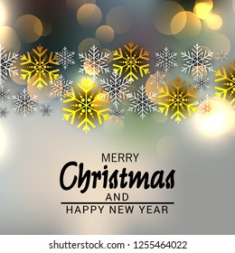Vector illustration of a background for Merry Christmas.