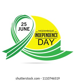 Vector illustration of a Background for Mozambique Independence day.
