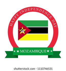 Vector illustration of a Background for Mozambique Independence day.