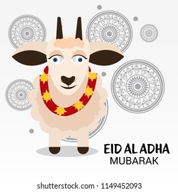 Vector illustration of a Background for Muslim holiday Eid al-Adha.