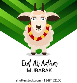 Vector illustration of a Background for Muslim holiday Eid al-Adha.
