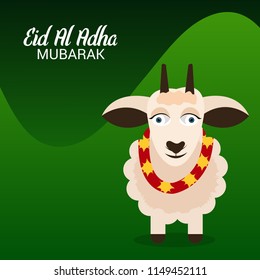 Vector illustration of a Background for Muslim holiday Eid al-Adha.