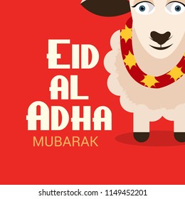 Vector illustration of a Background for Muslim holiday Eid al-Adha.
