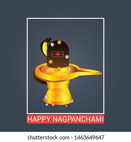 Vector illustration of a Background for Nag Panchami.
