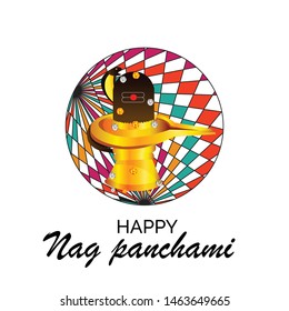 Vector illustration of a Background for Nag Panchami.