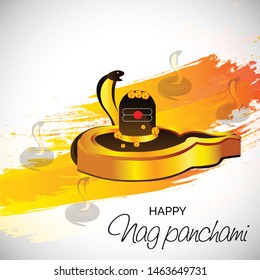 Vector illustration of a Background for Nag Panchami.