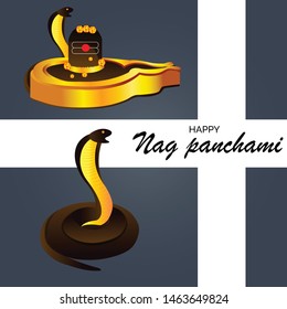 Vector illustration of a Background for Nag Panchami.