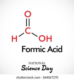 Vector illustration of a background for National Science Day.
